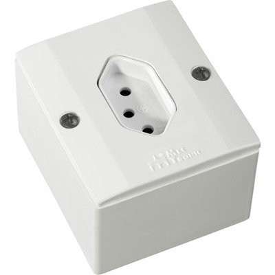 SISTEMA MECTRONIC TOMADA 10A VERT.