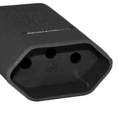 PINO FEMEA MECTRONIC 10A 2P+T - PRETO