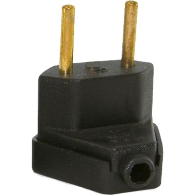 PINO MACHO MECTRONIC 10A TRIANG. 2 POLOS - PRETO