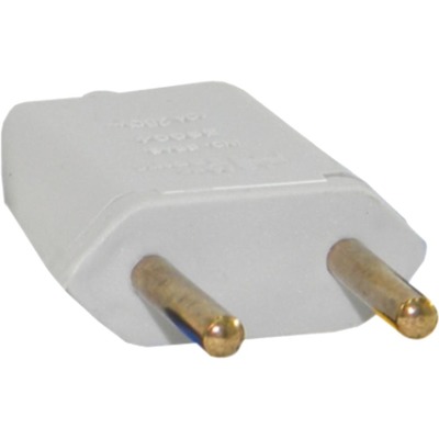 PINO MACHO MECTRONIC 10A RET. 2 POLOS - BRANCO