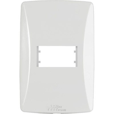 PLACA MECTRONIC PETRA 4X2 - 1 MODULO HORIZ.