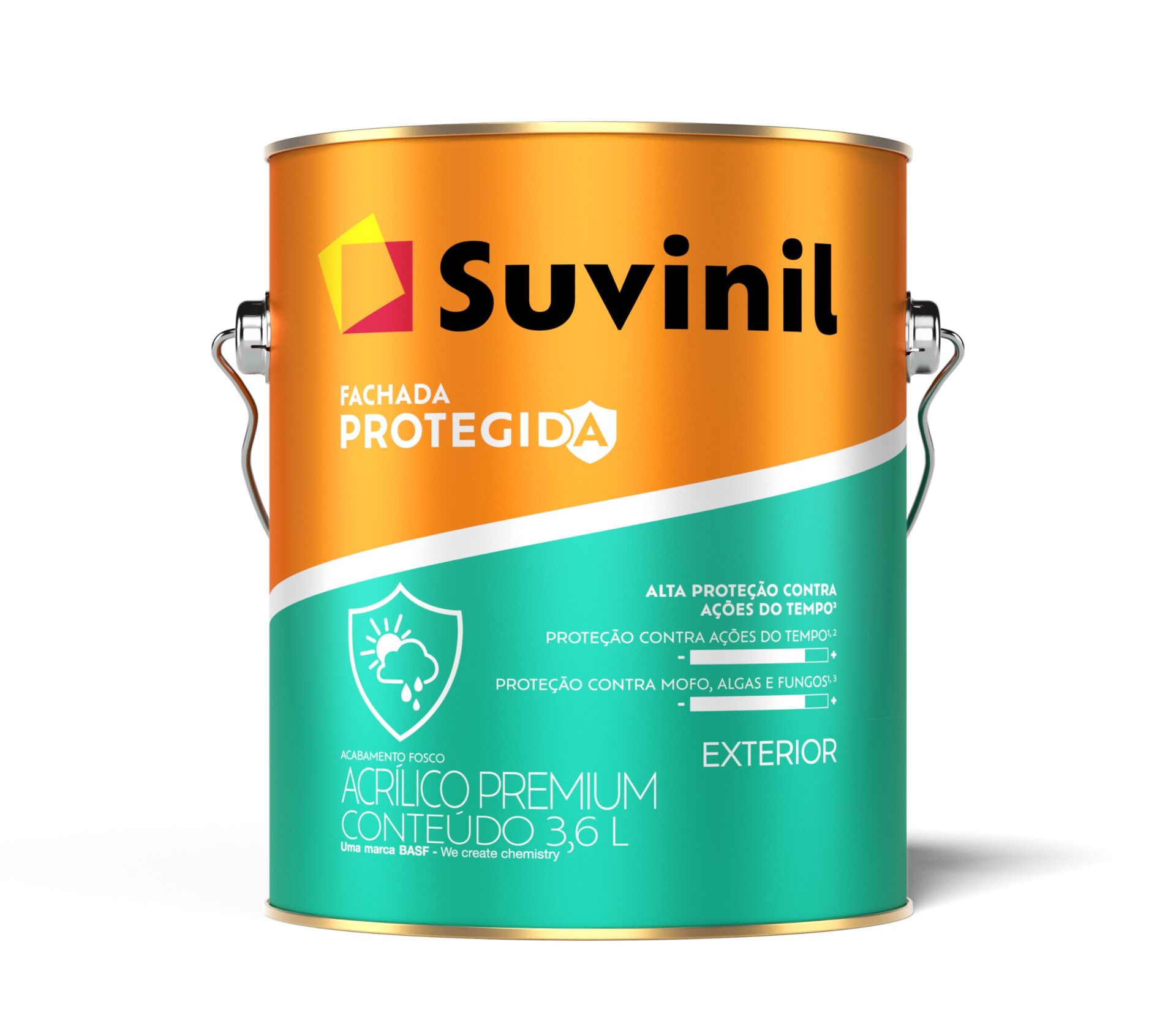 TINTA SUVINIL ACRILICO FACHADA PROTEGIDA CORES 3,6L