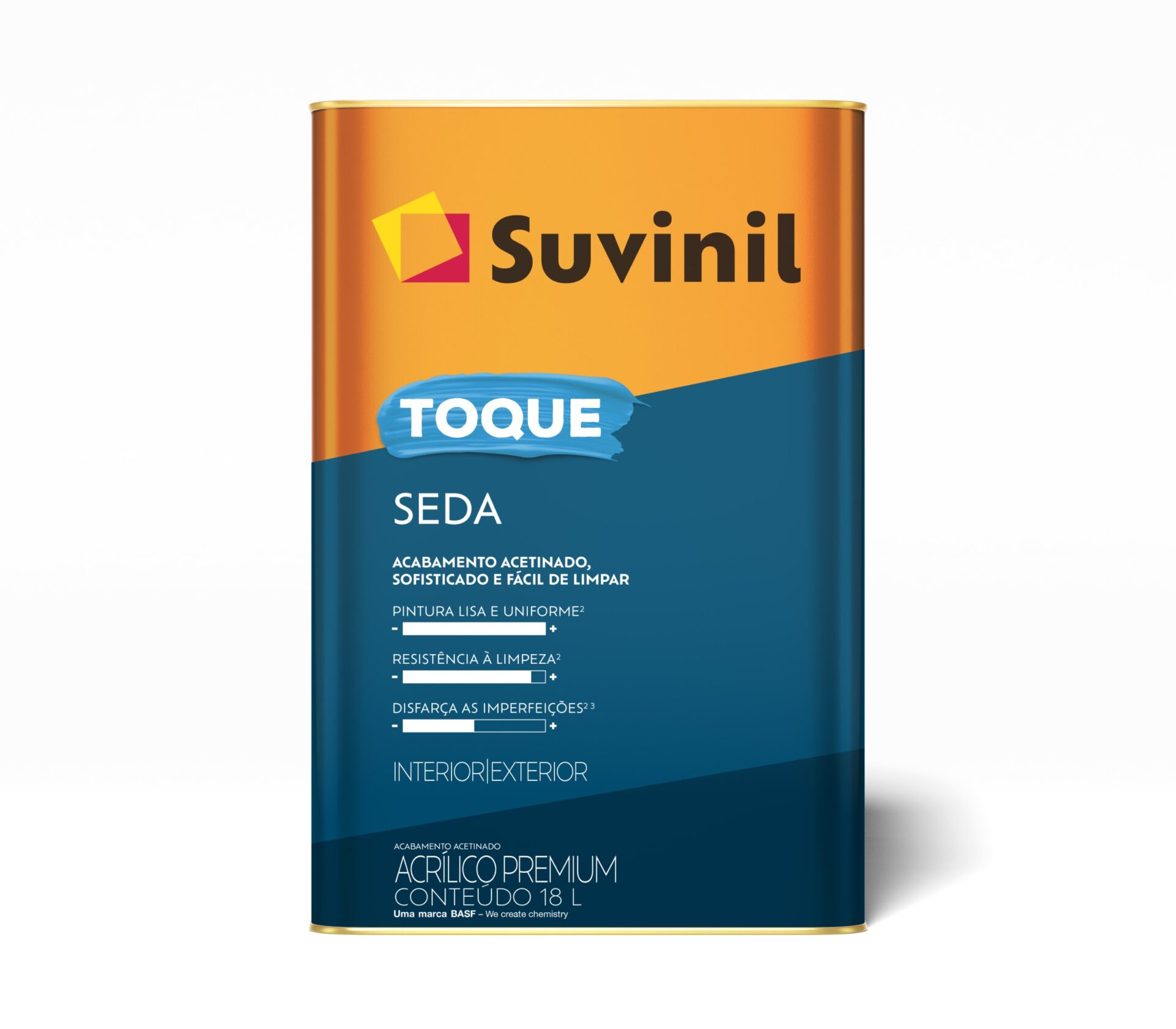TINTA ACRILICO SUVINIL TOQUE SEDA CORES - 18L