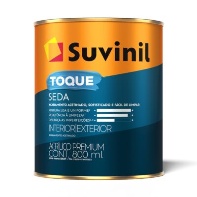 TINTA ACRILICO SUVINIL TOQUE SEDA CORES - 800ML