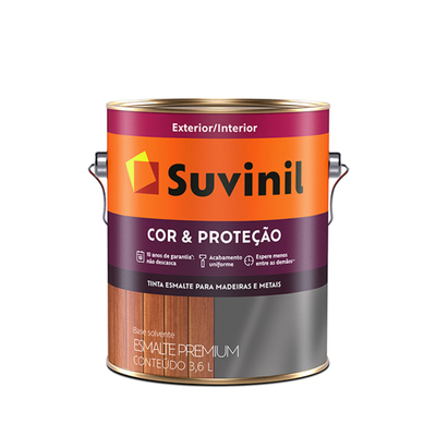 ESMALTE SUVINIL COR E PROTECAO FOSCO - 3,6L