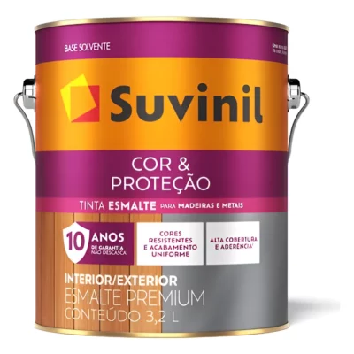 ESMALTE SUVINIL COR E PROTECAO ACETINADO - 3,6L