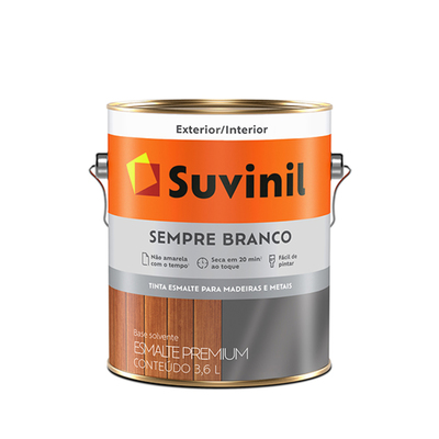 ESMALTE SUVINIL FOSCO SEMPRE BRANCO - 3,6L