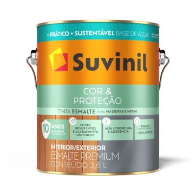 ESMALTE SUVINIL ACETINADO SECA RAPIDO (BASE AGUA) - 3,6L