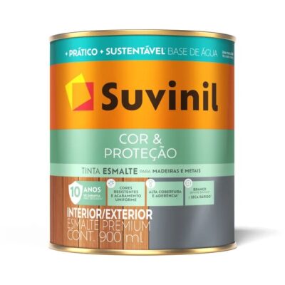 ESMALTE SUVINIL ACETINADO SECA RAPIDO (BASE AGUA) - 900ML