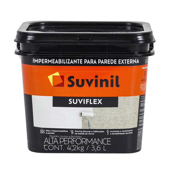 IMPERMEAB. PAREDE SUVINIL SUVIFLEX 3,6L - BRANCO