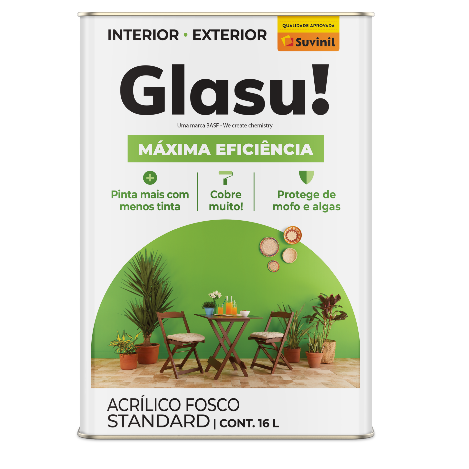 BASE GLASU MAXIMA EFICIENCIA FOSCO - 16L
