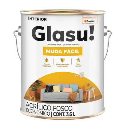 TINTA GLASU MUDA FACIL - 3,6L