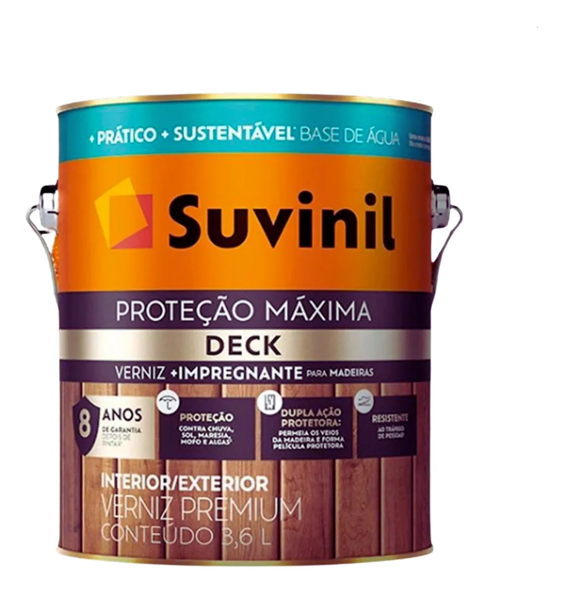 VERNIZ SUVINIL PROTEÇAO MAXIMA DECK 3,6L - BRILHANTE